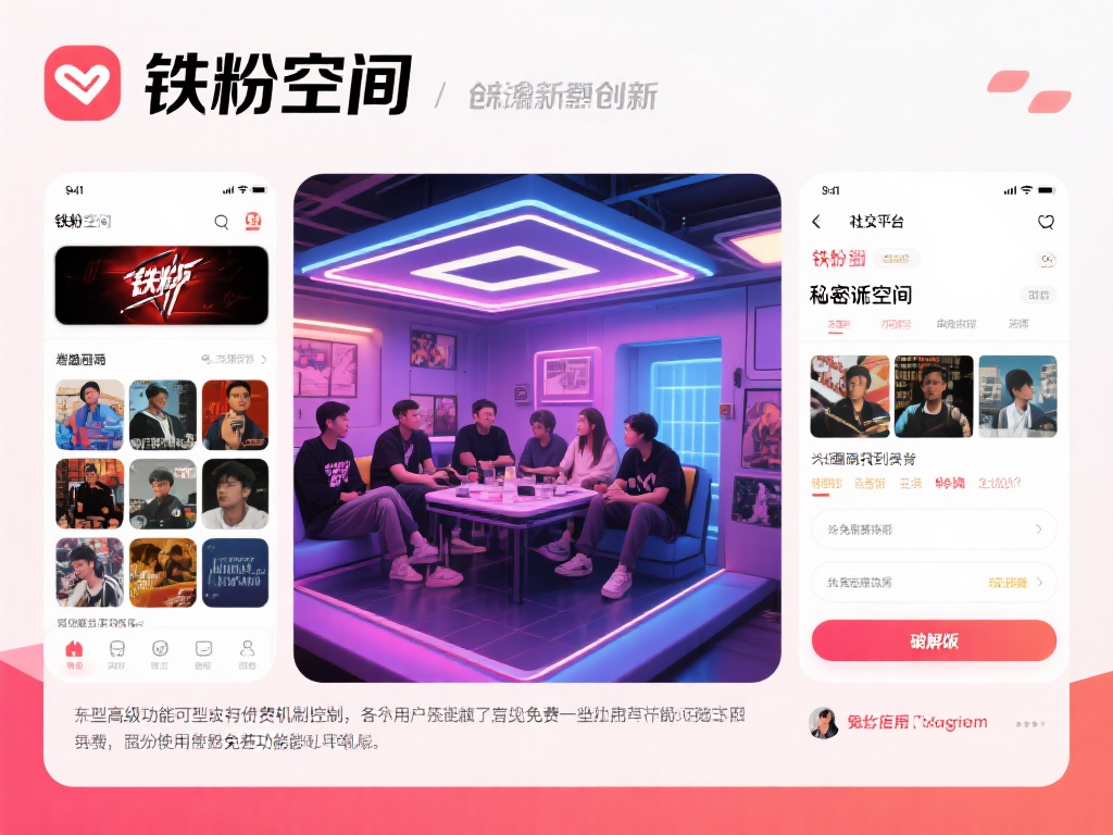 铁粉空间作为一个创新型的社交平台，为用户